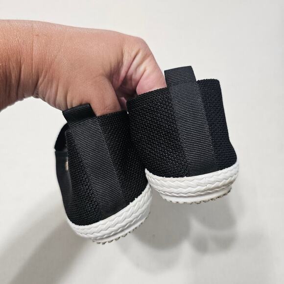 TOMMY BAHAMA Knit Memory Foam Slip-Ons Black White Size 10 - Picture 5 of 8